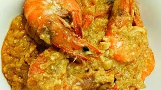 SALTED EGG BUTTERED SHRIMP  Shrimp Recipe [upl. by Pippy801]