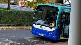 East lancs myllenium metrobus on route 409 to selsdon from warlingham [upl. by Adnihc756]