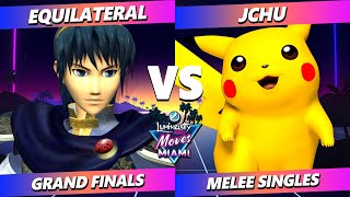 LMM Miami 2024 GRAND FINALS  JChu Pikachu Vs Equilateral Marth Smash Melee  SSBM [upl. by Mcafee]