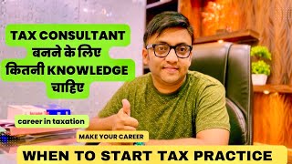 When to start Tax Consultancy Firm  taxconsultant [upl. by Short]