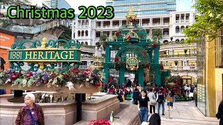 Christmas 2023 at 1881 Heritage Hong Kong on Sunday Afternoon [upl. by Teerprug286]