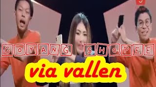 Iklan goyang shopee via valen moonella bayu skak super shopping day 1212 [upl. by Ernesto938]