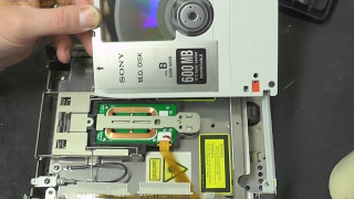 DL115  1990s Sony SMOE501 Magneto Optical Disk Drive Teardown [upl. by Girish]