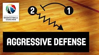 Basketball Coach Dejan Radonjic  Aggressive Defense [upl. by Bartholemy]