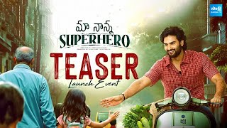 Maa Nanna Super Hero Teaser Launch Event LIVE  Sudheer Babu  SakshiTVDizital [upl. by Shellans]