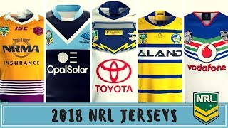 NRL Jerseys 2018 [upl. by Anetsirhc]