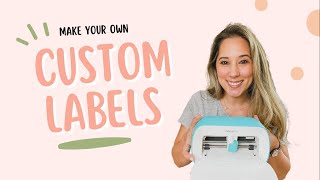 How to Make Vinyl Labels for Organizing  DIY  Cricut Joy [upl. by Atnahs42]