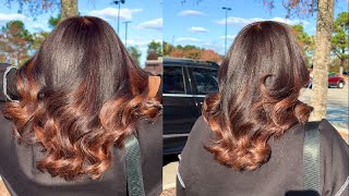 2023 Perfect Fall HAIR COLOR  Extensions No lightener [upl. by Templas811]