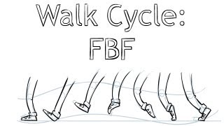 How To Animate  Walk Cycle FBF Frame by Frame [upl. by Eibbob994]