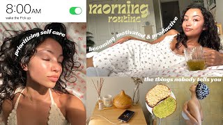 THE MORNING ROUTINE THAT CHANGED MY LIFE  easy tips to form healthy habits for happiness amp success [upl. by Kcirdek]