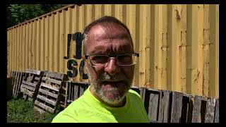 How to Repair Leak in Shipping Container Roof repair shippingcontainers flexseal [upl. by Anelyak347]