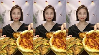 ASMR MUKBANG  SPICY SEAFOOD BOIL CRAB OCTOPUS SCALLOP ENOKI MUSHROOM SNAIL NOODLES BOILED EGGS [upl. by Aikan340]