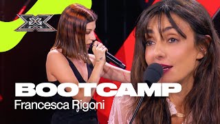 Ambra ascolta per la prima volta linedito di Francesca  X Factor 2022  BOOTCAMP 2 [upl. by Genvieve]