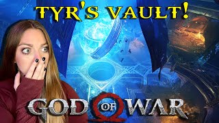 TYRS VAULT amp SIDE QUESTS GALORE  God of War 2018  FIRST PLAYTHROUGH  Part 12 [upl. by Auroora]