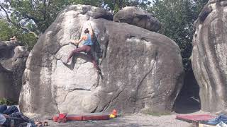 Fontainebleau Bouldering  La Marie Rose 6a [upl. by Barrington]