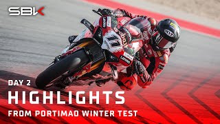 Day 2 HIGHLIGHTS 💥  WorldSBK Portimao Winter Test [upl. by Ericha575]