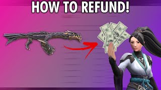 HOW TO REFUND YOUR VALORANT SKINS WORKING 2021 [upl. by Nenerb]