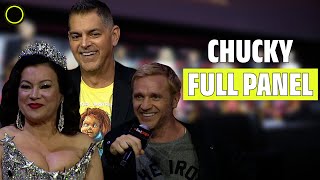 Chucky TV Series  FULL CAST PANEL  Don Mancini Jennifer Tilly Devon Sawa and MORE [upl. by Ybur]