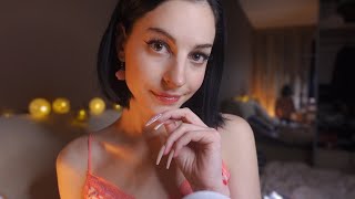 ASMR LONG NAILS FACE SCRATCHING with SOFT INAUDIBLE 20 min LOOPED for 2 HOURS clicky EXTRA RELAX [upl. by Dlorah]