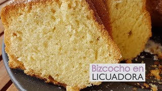 Bizcocho en licuadora  Torta licuada fácil y rápido [upl. by Hound]