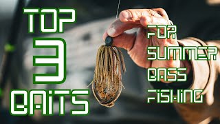 ONLY 3 BAITS you NEED for largemouth bass fishing in Minnesota [upl. by Enerod]