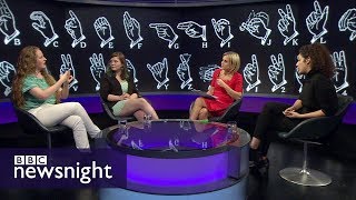 Should oralism be promoted within the deaf community  BBC Newsnight [upl. by Eltsirhc]