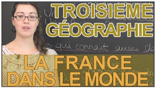 La France dans le monde  Géographie  3e  Les Bons Profs [upl. by Irrehs803]