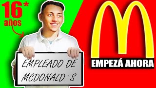 Como TRABAJAR en MCDONALDS Argentina con 16 AÑOS 2022 🍔🍟 Como CONSEGUIR TRABAJO en Mcdonalds [upl. by Nalehp590]