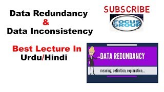 Data Redundancy amp Data Inconsistency  DBMS  Lecture In UrduHindi [upl. by Madeline]