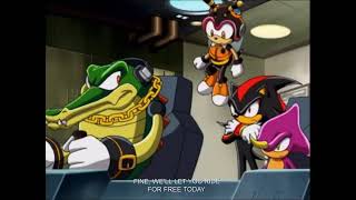 The Chaotix broke the fourth wall  Sonic X Japanese dub [upl. by Cilla]