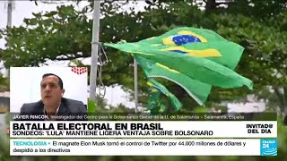 ELECCIONES BRASIL JAIR BOLSONARO y LULA DA SILVA votan tras una DURA CAMPAÑA I RTVE [upl. by Tnomal]