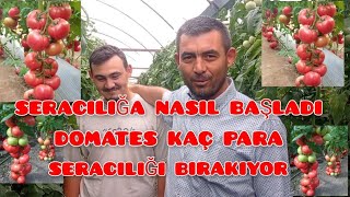 ANTALYADA SERADA ÇALIŞTI MEMLEKETİNE DÖNÜP SERA KURDU DOMATES YETİŞTİRİYORkeşfet tomato [upl. by Amalie215]