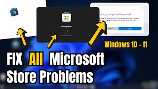 FIX Microsoft Store Not Downloading Apps or Not Opening Problem Windows 10 and 11 2023 [upl. by Ingemar]