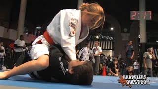 Girl vs Boy SUBMISSION  Bianca LeBosnoyani vs Anthony Garcia Grapplers Quest Las Vegas 2011 [upl. by Fletcher]