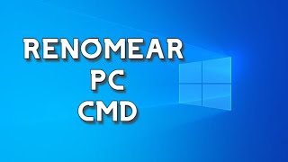 Como renomear o Computador pelo CMD ou Power Shell [upl. by Kerby]