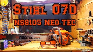 THE BEAST Stihl 070 clone by Neotec NS8105 THIS SAW IS BIG [upl. by Elleivad113]