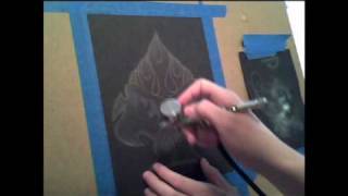 High Quality Airbrush Demonstration video [upl. by Yornoc553]