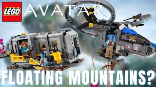 LEGO AVATAR 2022  Floating Mountains Site 26 amp RDA Samson [upl. by Skier]