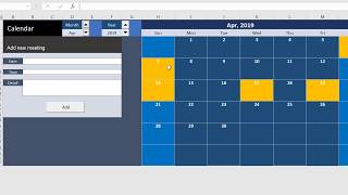 MeetingAppointment Calendar in Excel  Free Template [upl. by Ajit991]