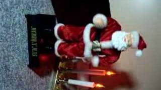 Animated Christmas figures Dancing Rocking Twisting Santa [upl. by Novelia180]