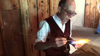 Dogpatch USA  Glass blower River Walk May 2015 [upl. by Airol]