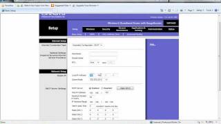 Linksys wireless router configuration over PTCL Dsl [upl. by Paddie220]