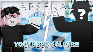 I Collabed with a CONTENT CREATOR  ROBLOX ARSENAL [upl. by Herod]