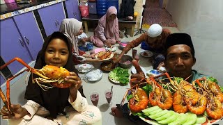 Dapat udang jumbo langsung masak lamongan untuk lauk berbuka puasa [upl. by Ettinger96]