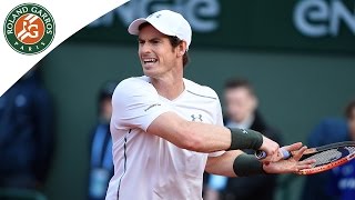 Radek Stepanek v Andy Murray Highlights  Mens Round 1 2016  Roland Garros [upl. by Erbas715]