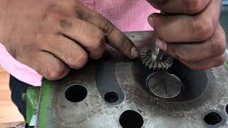 Vale seat Cutter II Cylinder Head Valve Seat Cutting II How to cut valve Seat with a special tools [upl. by Inaluiak643]