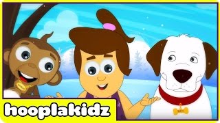 Head Shoulders Knees And Toes  Kids Song  HooplaKidz [upl. by Jesh]