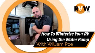 How To Winterize Your RV Using The Water Pump [upl. by Manuela]