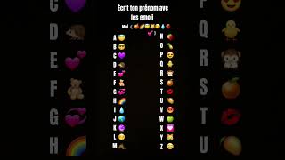 votre prenon on emoji [upl. by Leod]