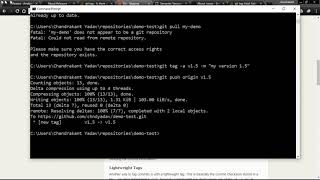 GitHub  Release tagging and Issue Demo  Part 10 [upl. by Anurag124]